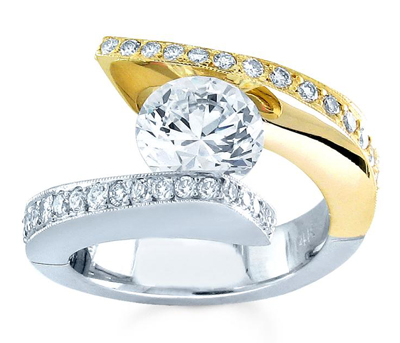  diamond tension rings