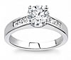 Channel Set White Gold Setting