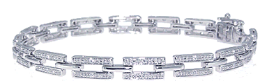 Diamond bracelets and bangles