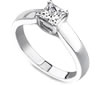 Princess Cut Cheap White Gold