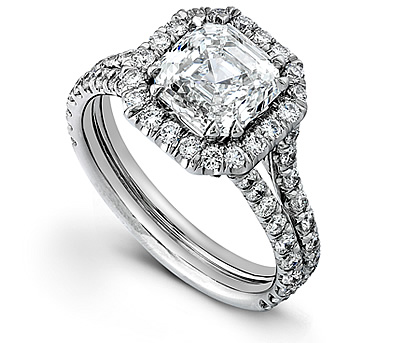 18k white gold diana tiara diamond sareen engagement setting ring 0 ...