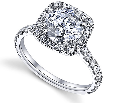 18k white gold diana tiara collection sareen diamond engagement ring 0 ...
