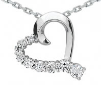 Heart Diamond Pendant