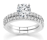  platinum diamond wedding rings