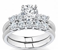  platinum diamond wedding rings