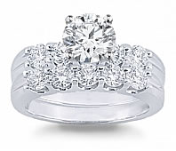  platinum diamond wedding rings