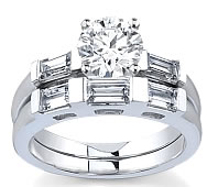  platinum diamond wedding rings