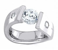  diamond tension rings