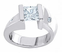 diamond tension rings