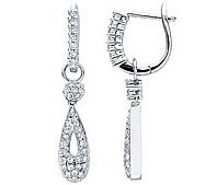  diamond drop earrings