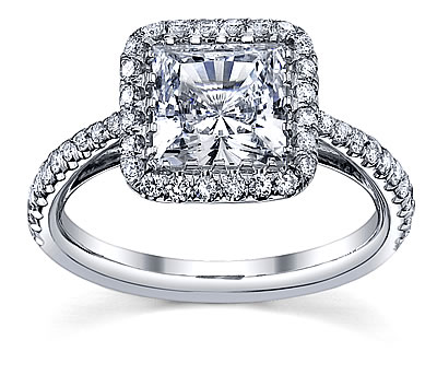  luseen french pave diamond engagement rings