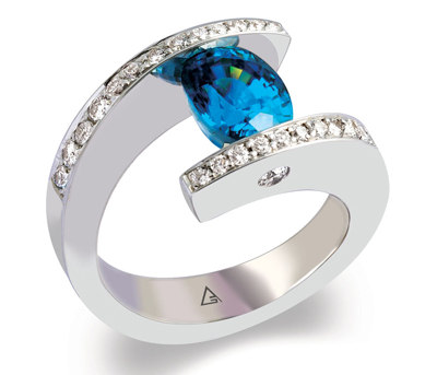  diamond tension rings