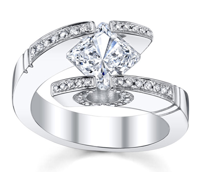  diamond tension rings