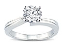 gold diamond solitaire rings