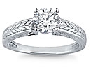 gold diamond solitaire rings