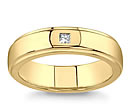 gold mens diamond wedding rings