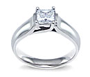 gold diamond solitaire rings