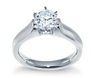 gold diamond solitaire rings