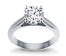 gold diamond solitaire rings