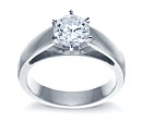 gold diamond solitaire rings