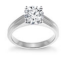 gold diamond solitaire rings