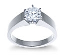 gold diamond solitaire rings