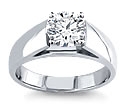gold diamond solitaire rings