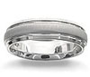 White Gold Brushed Metal Band