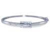 White Gold Diamond Bangle Bracelet