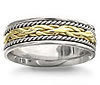 Yellow Gold Woven Rope Band