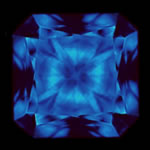 A diamond fluorescence diamond